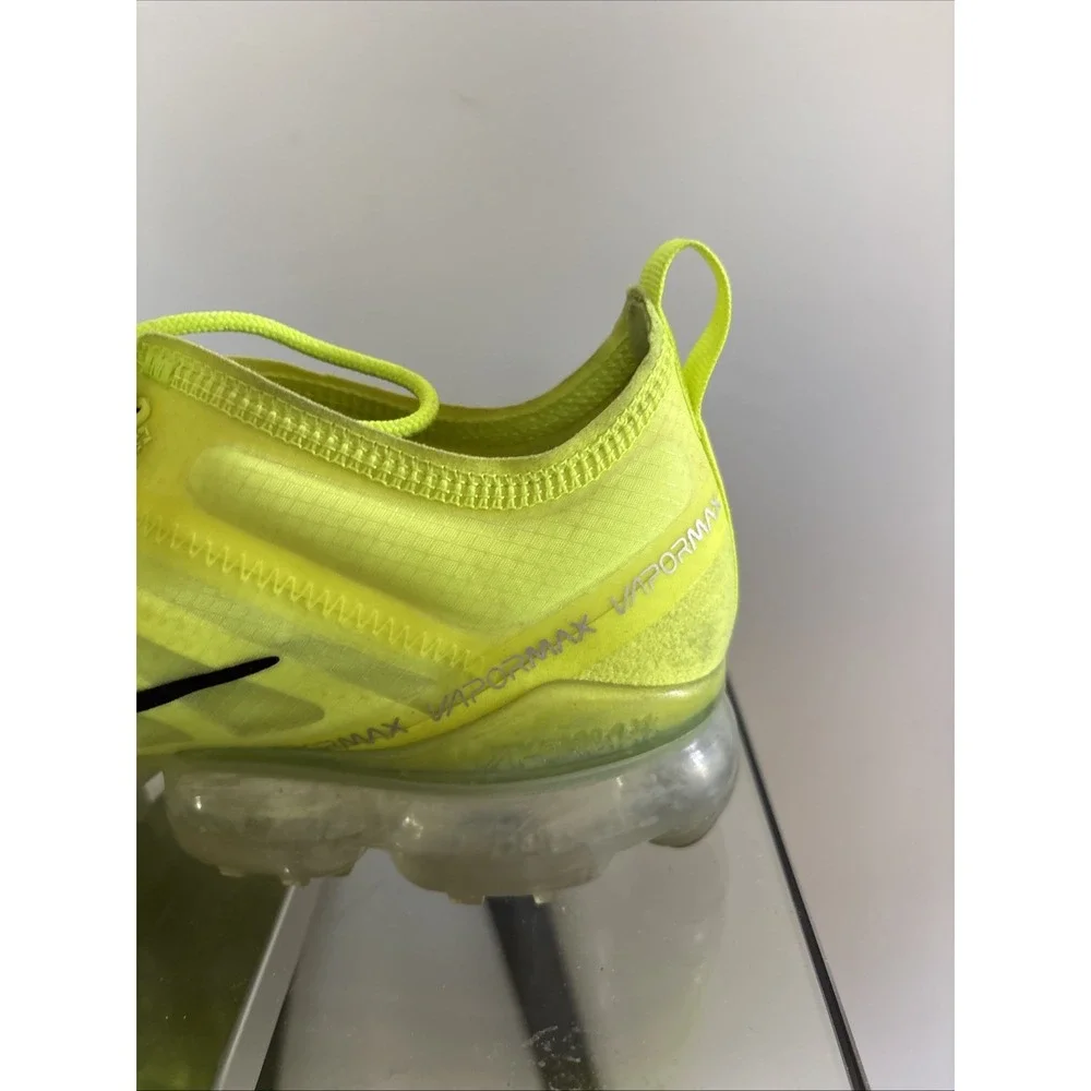 Nike Air VaporMax 2019 Shoes Womens Size 10 Neon Yellow Transparent